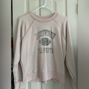 light pink crew neck